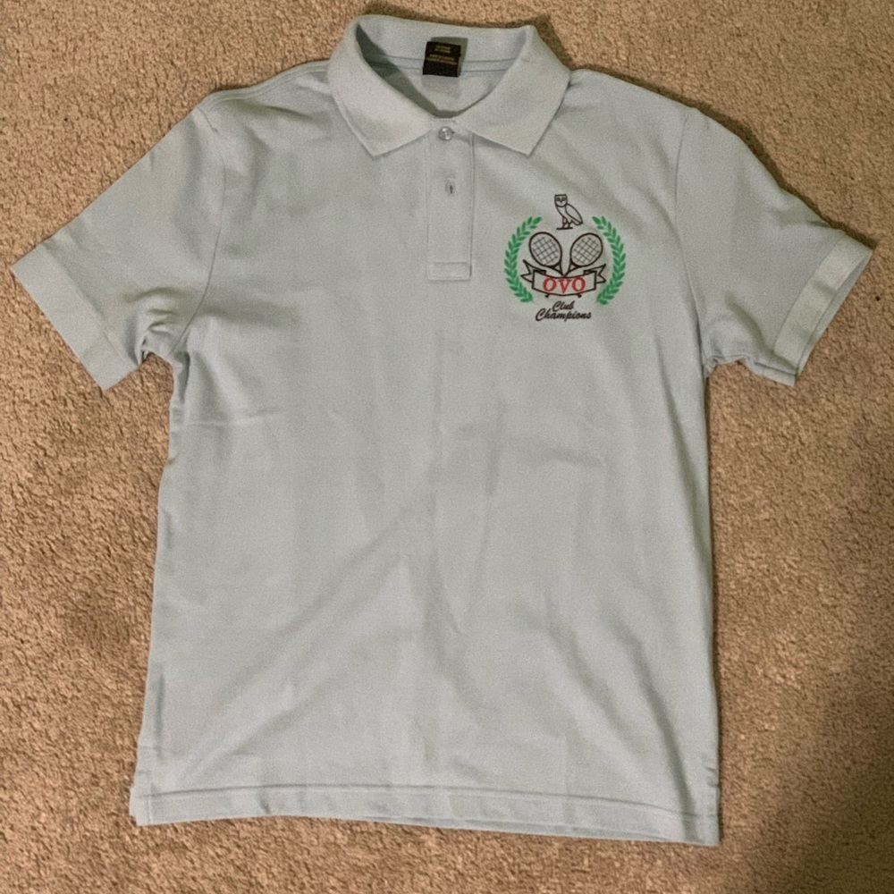OVO Tennis Crest Pique Polo